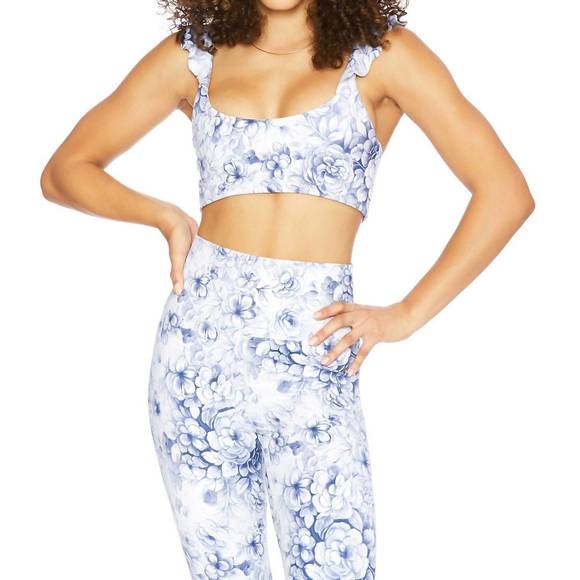 NEW BEACH RIOT audrey top in indigo rose - Picture 1 of 3